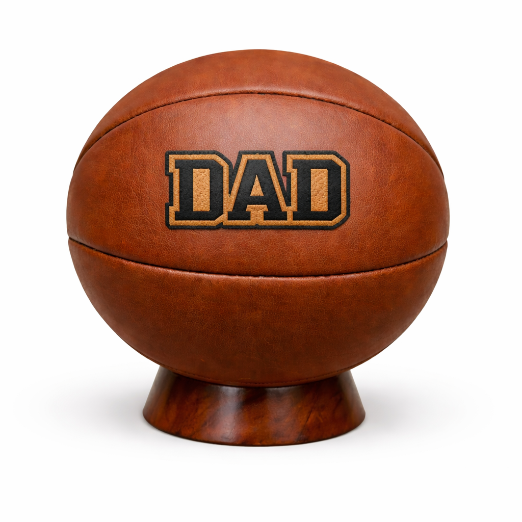 Vintage "DAD" Basketball (Tan)