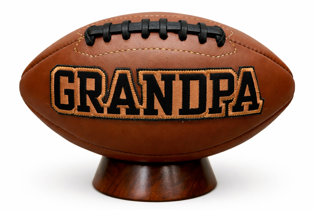 Vintage "GRANDPA" Football (Tan)