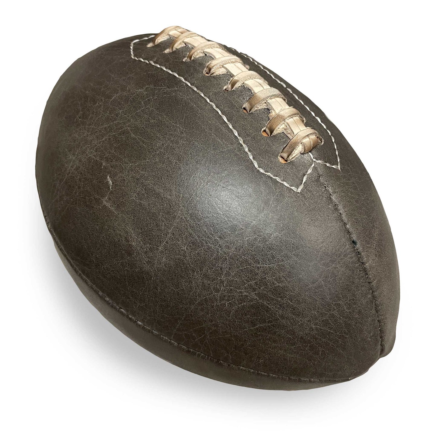Vintage Cracked Black Football