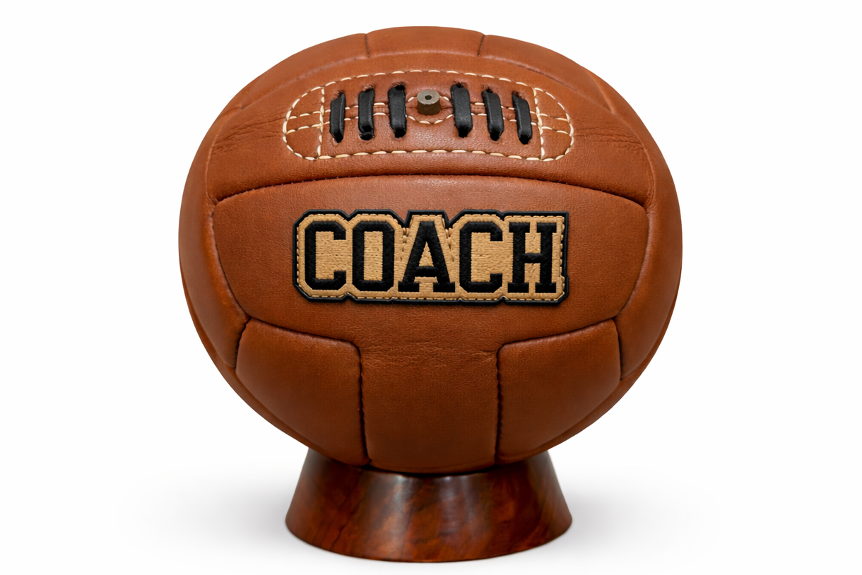 Vintage "COACH" Soccer Ball (Tan)