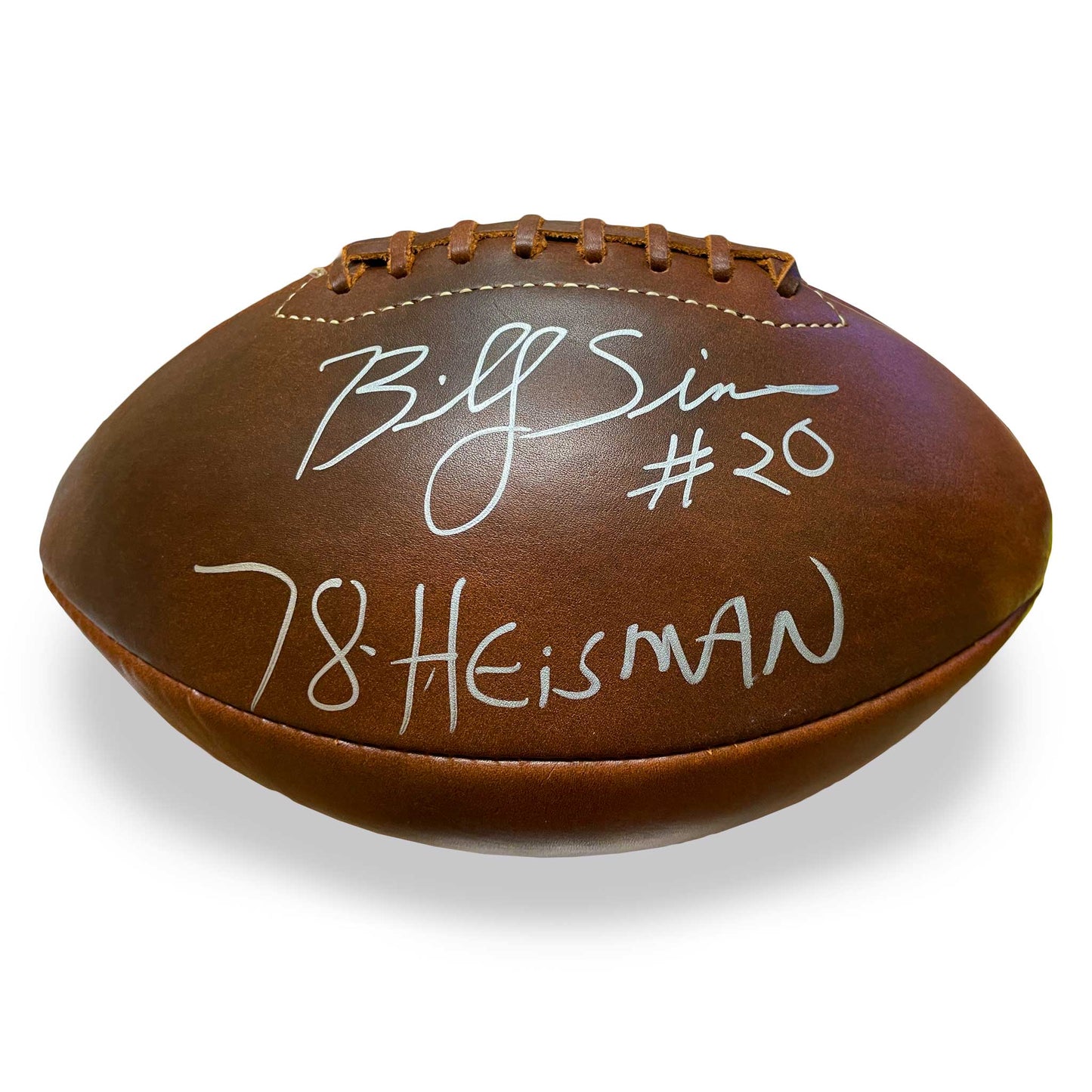 Vintage Billy Sims Heisman Autograph Football