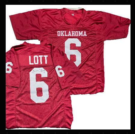 Thomas Lott Autographed Jersey